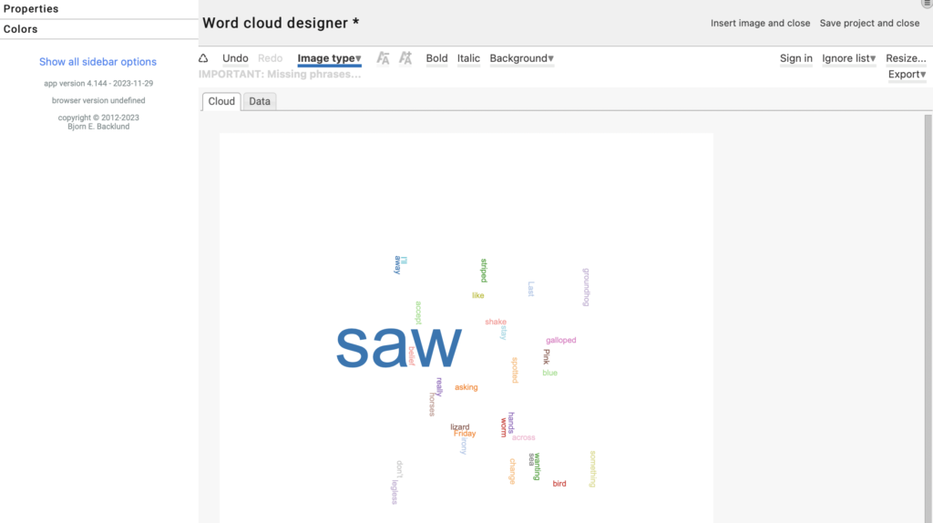 Create a Word Cloud in Word with an Add-in