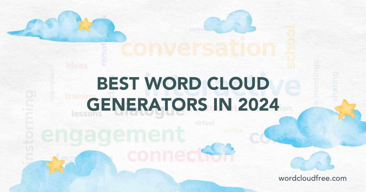best word cloud generators 2024