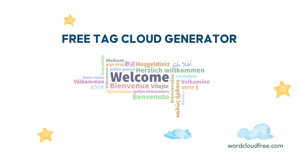 Free tag cloud generator